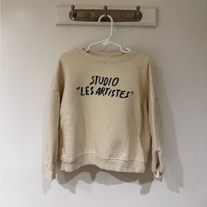 Zara Studio Les Artistes Sweatshirt 4-5 Years